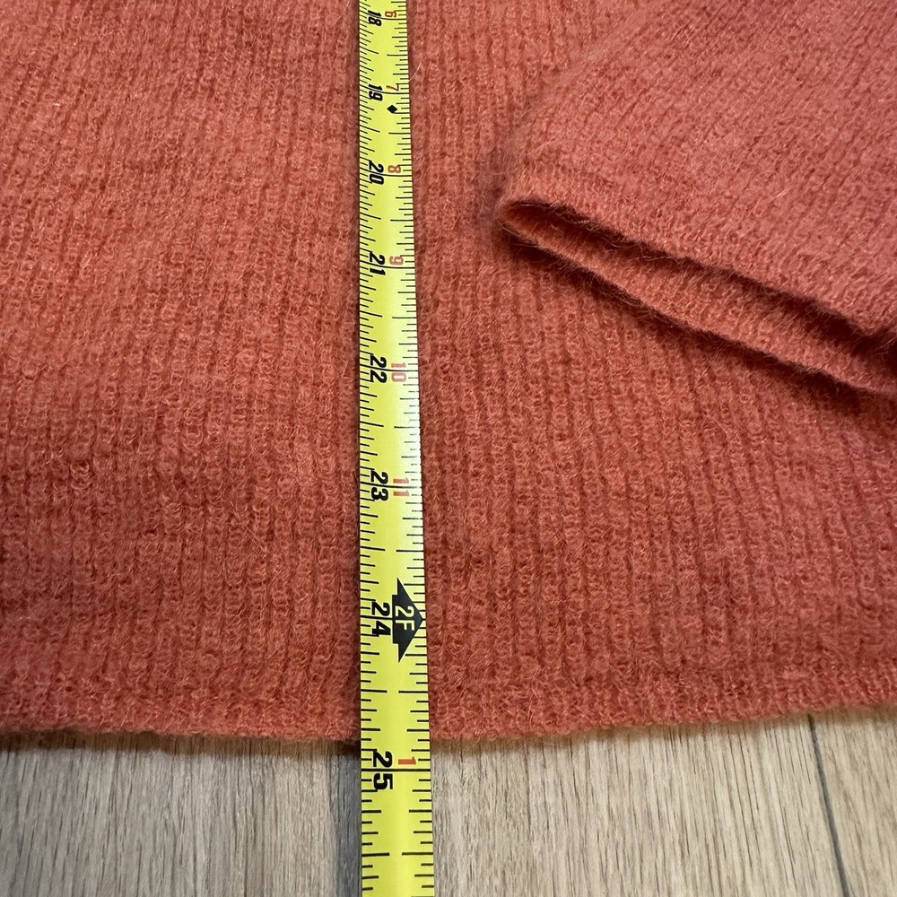 Sezane Gaspard Cardigan Size XXL Coral Mohair Alpaca Blend Sweater Button Up - Picture 4 of 8